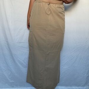 NWT ‘Mustard Seed’ Tan Cargo Skirt